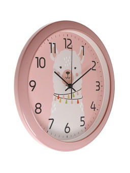 Часы настенные «Альпака», детские, плавный ход, d=29 см, розовые
