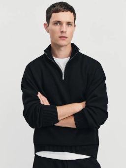 Джемпер на молнии regular fit / Zarina