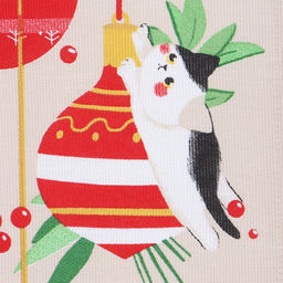 Цена за 2 шт. Полотенце Доляна Новогодние игрушки 28х46 см, 100% хл, рогожка 164 г/м2  фото 3