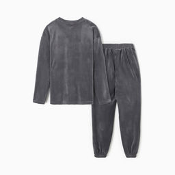 Костюм женский (свитшот, брюки) KAFTAN Plushy, размер 40-42, серый