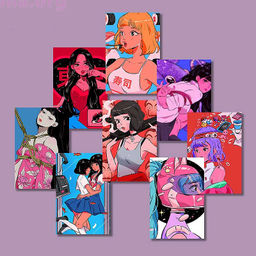 Набор фотокарточек Sweet girl