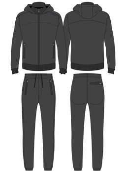 Спортивный костюм мужской 124M-RR-1769 RED-N-ROCKS