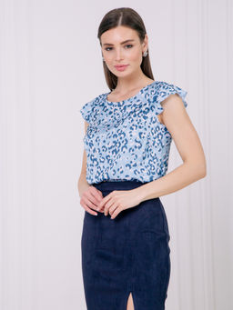 02-1272 Блуза - Вишня фото 6