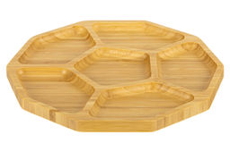 Менажница бамбуковая 30,5*29*1,8 см 6 секций - Elan gallery фото 6