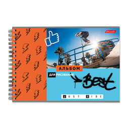 Светоч Альбом для рисования, 100 г/м2 A4 29 х 20.5 см 6 шт. на гребне 40 л. 40АЛГР4_000237 Будь лучшим