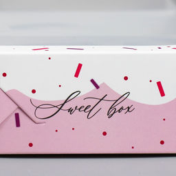 Цена за 5 шт. Коробка кондитерская, упаковка, Sweet box, 27×27×5 см