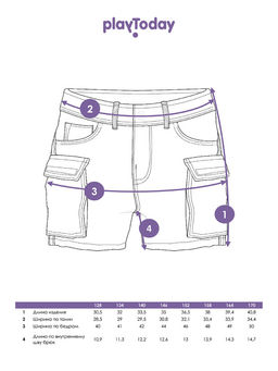 PlayToday / Шорты для девочки  фото 8