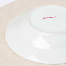 Тарелка керамическая глубокая Доляна Мадонна, 600 мл, d=20,5 см, цвет белый  фото 2