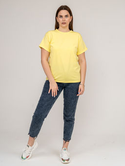 Футболка Хлопок 95%, лайкра 5% Классика аква - Ивассорти фото 39