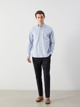 Slim Fit Uzun Kollu Oxford Erkek G?mlek