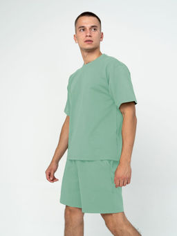 Мужской костюм из хлопкового футера - Solo mio фото 4