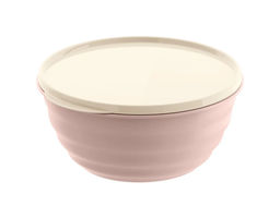 Цена за 2 шт. Миска "Латина" 1,1л с крышкой (бежевый) 222136527/06
