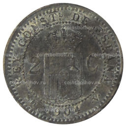 2 сентимо 1904 года Испания