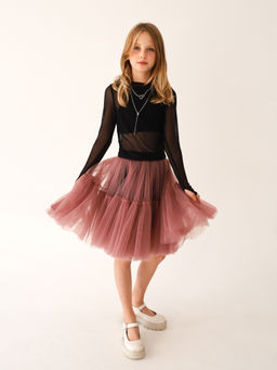 Юбка фатиновая, пудра