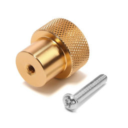 Ручка-кнопка мебельная CAPPIO PK328, d=23 мм, золото, 8 шт. TMP .