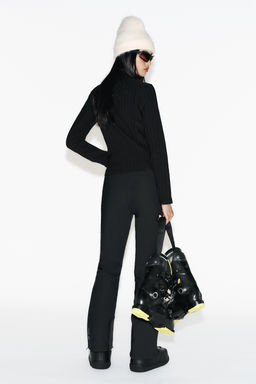 PANTAL?N FLARE WATER RESISTANT WINDPROOF RECCO® TECHNOLOGY SKI COLLECTION / Negro