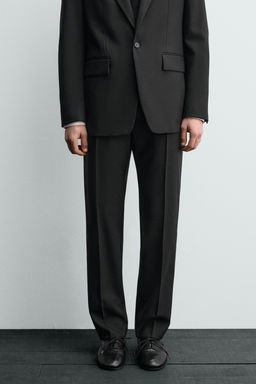 AARON LEVINE X ZARA WOOL TUXEDO TROUSERS  фото 17