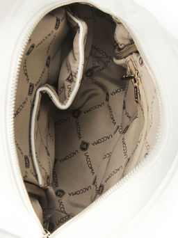 LACCOMA рюкзак Кэрри-L815-белый эко кожа хлопок