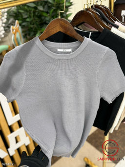 Футболка женская однотонная