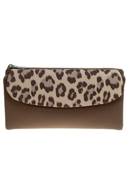 Женское портмоне из искусственной кожи, цвет хаки