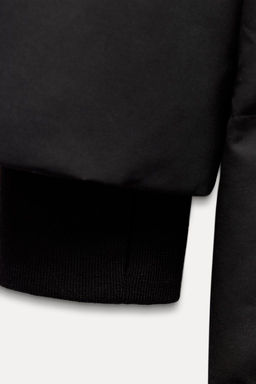 LONG HOODED WATER AND WIND RESISTANT PUFFER JACKET - Zara фото 5