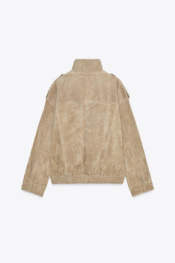SUEDE LEATHER JACKET - Zara фото 10