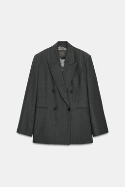 OVERSIZED WOOL BLEND BLAZER ZW COLLECTION LIMITED EDITION - Zara фото 2