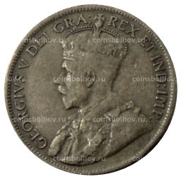 Монета 1 цент 1917 года Канада