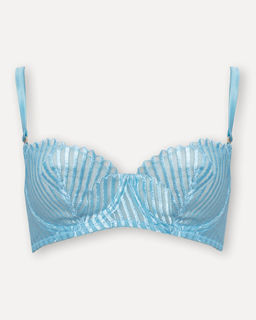 Бюстгальтер-балконет голубого цвета - Deseo фото 4