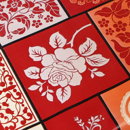 Клеёнка на стол Доляна, на нетканой основе, ширина 137 см, толщина 0.8 мм, рулон 20 м