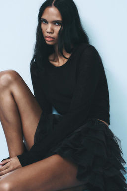 TULLE MINI SKIRT - Zara фото 3