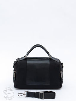 Сумка женская кожаная 878-15JAQ black  Polina&Eiterou  в Новосибирске