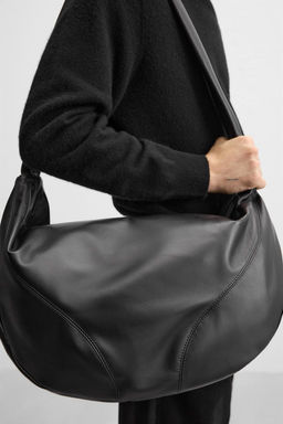 LEATHER SHOULDER BAG - Zara фото 2