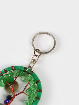 Брелок ловец снов «Древо», 19 см, зелёный