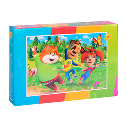 Пазлы 80 "Любимые герои" (Мельница/АО "СТС")