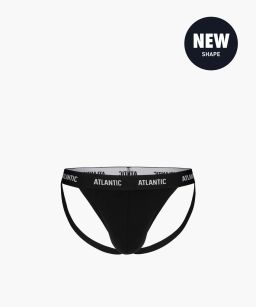 ATLANTIC MP-1571 Трусы джоки Jock Strap - 1 шт. в упак. черный  фото 4