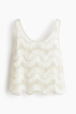 Top efecto crochet