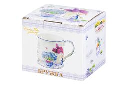 Кружка 350 мл 11,5*8,5*8,5 см Лаванда NEW BONE CHINA - Elan gallery фото 5