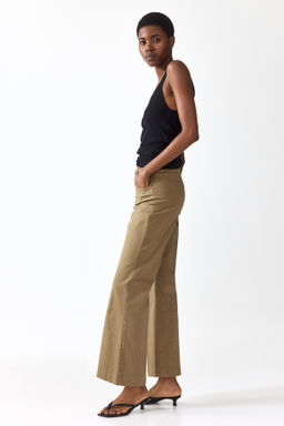 Pantal?n bootcut en lona de algod?n - H&m фото 9