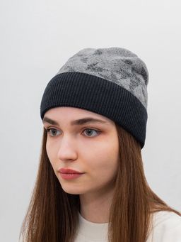 Шапка SEEBERGER арт. 18202-0 TURN-UP BEANIE (синий)