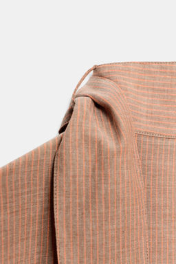 CAMISA ALAMARES ZW COLLECTION / Marr?n claro - Zara фото 8