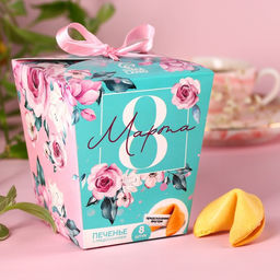 Печенье с предсказаниями 8 Марта, сияй ярче всех, 8 шт. - Фабрика счастья фото 2