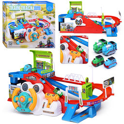 Трек "Приключение паровозиков" в коробке