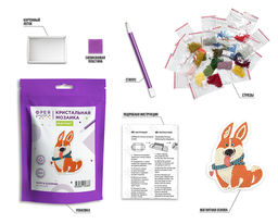 Кристальная (алмазная) мозаика ФРЕЯ ALVM-073 магнит Корги-озорник 8 х 10 см