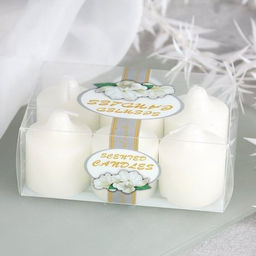 Свеча 6 штук 4,5х5 см / B719 /уп 48/96/ - Галеонтрейд фото 10