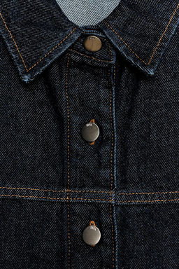 Z1975 DENIM JACKET WITH POCKETS - Zara фото 15