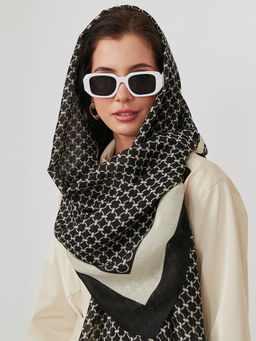 Большой, мягкий, тонкий и очень нежный двусторонний палантин - Tantino фото 9