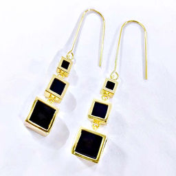 Серьги длинные на крючках арт. 13 2927 (id 273074)