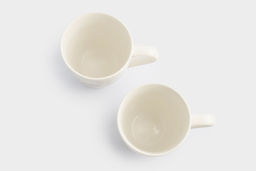 Кружка, 350 мл, 2 шт, фарфор P, белая, Цветы и листья, Florance - Anna lafarg фото 8