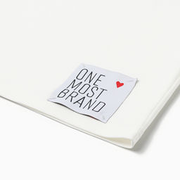 Футболка оверсайз с нашивкой женская MINAKU: One Most Brand, экрю, размер 52